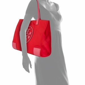 Brand New Tory Burch Ella Color Block Tote Large